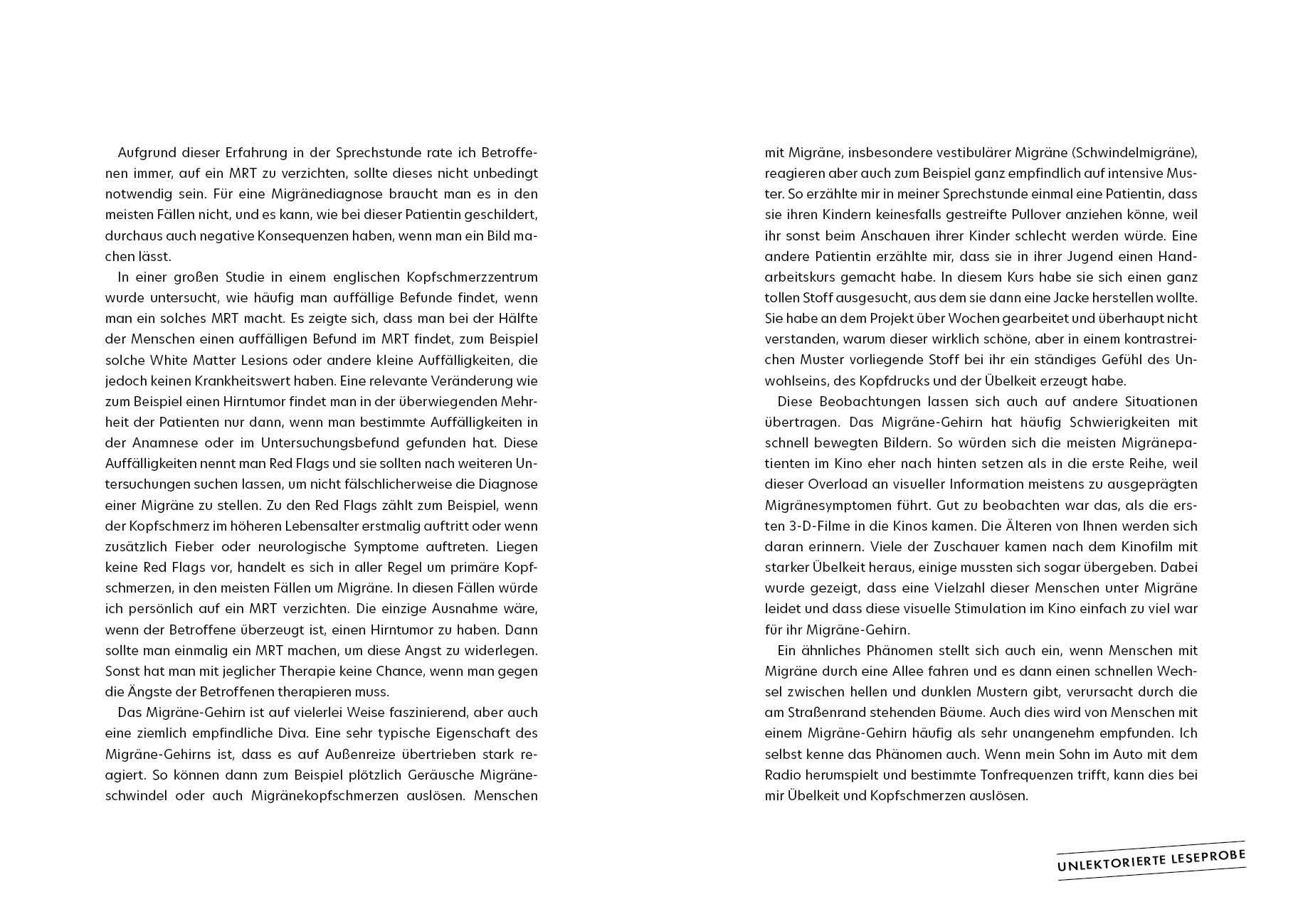 Beispielinhalt (Bild) Migräne Doc