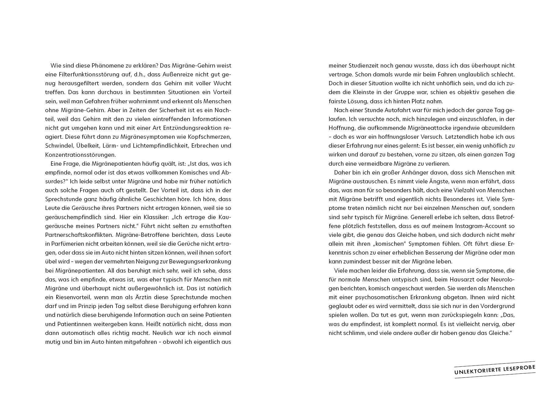 Beispielinhalt (Bild) Migräne Doc