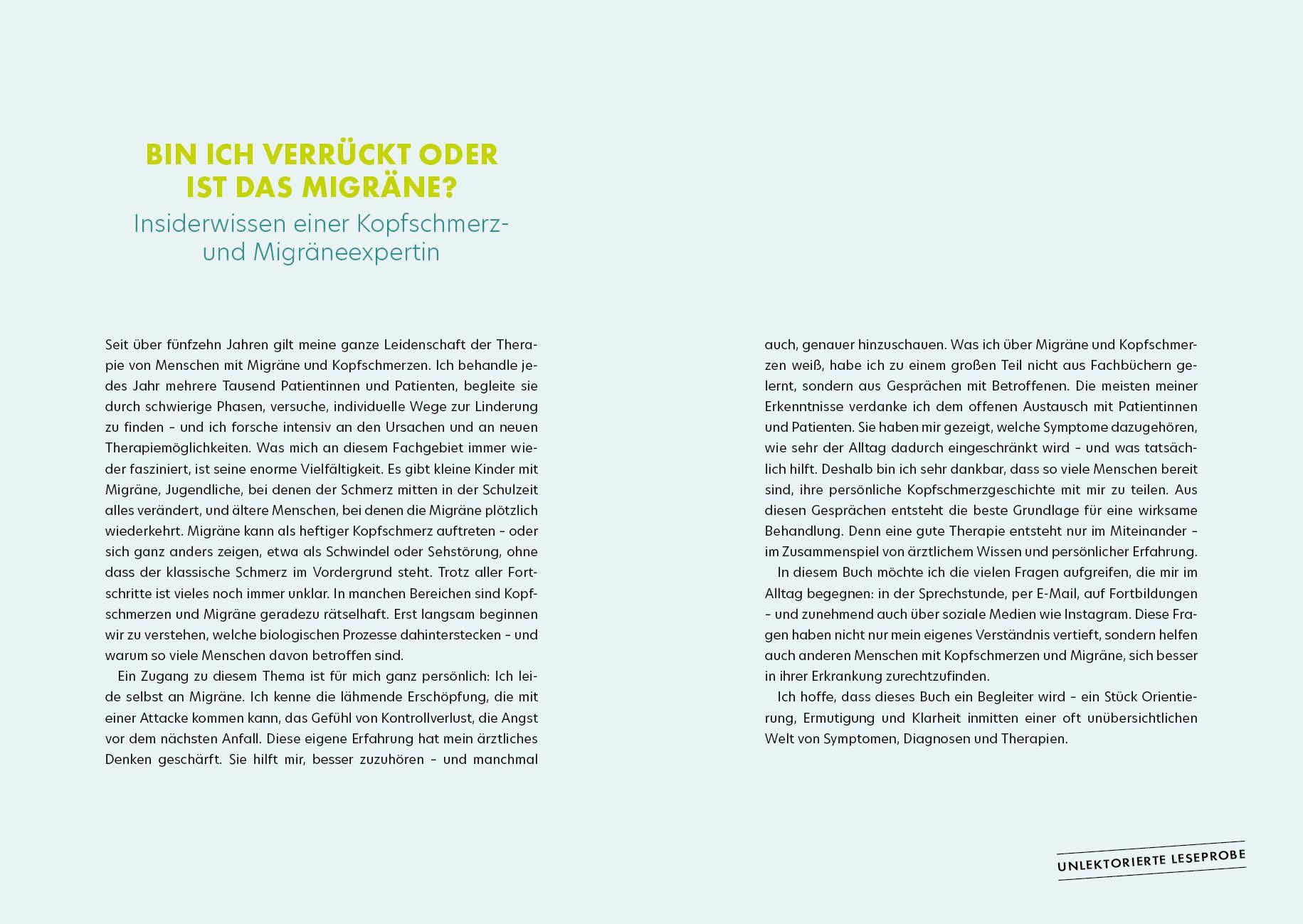 Beispielinhalt (Bild) Migräne Doc