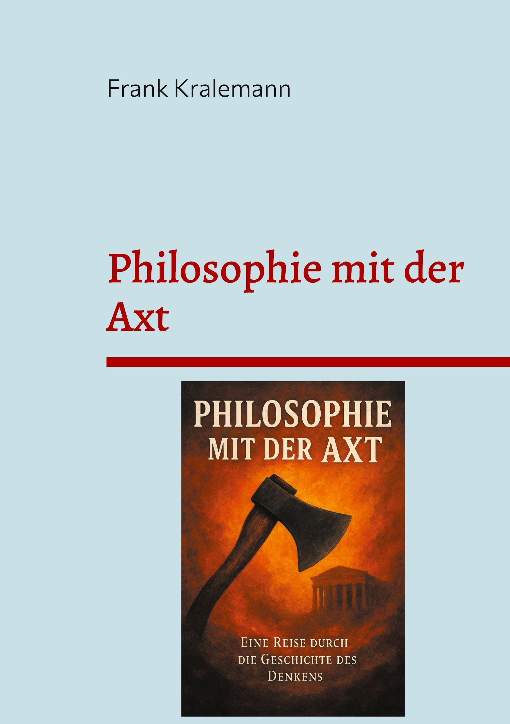 Vorderes Coverbild Philosophie mit der Axt