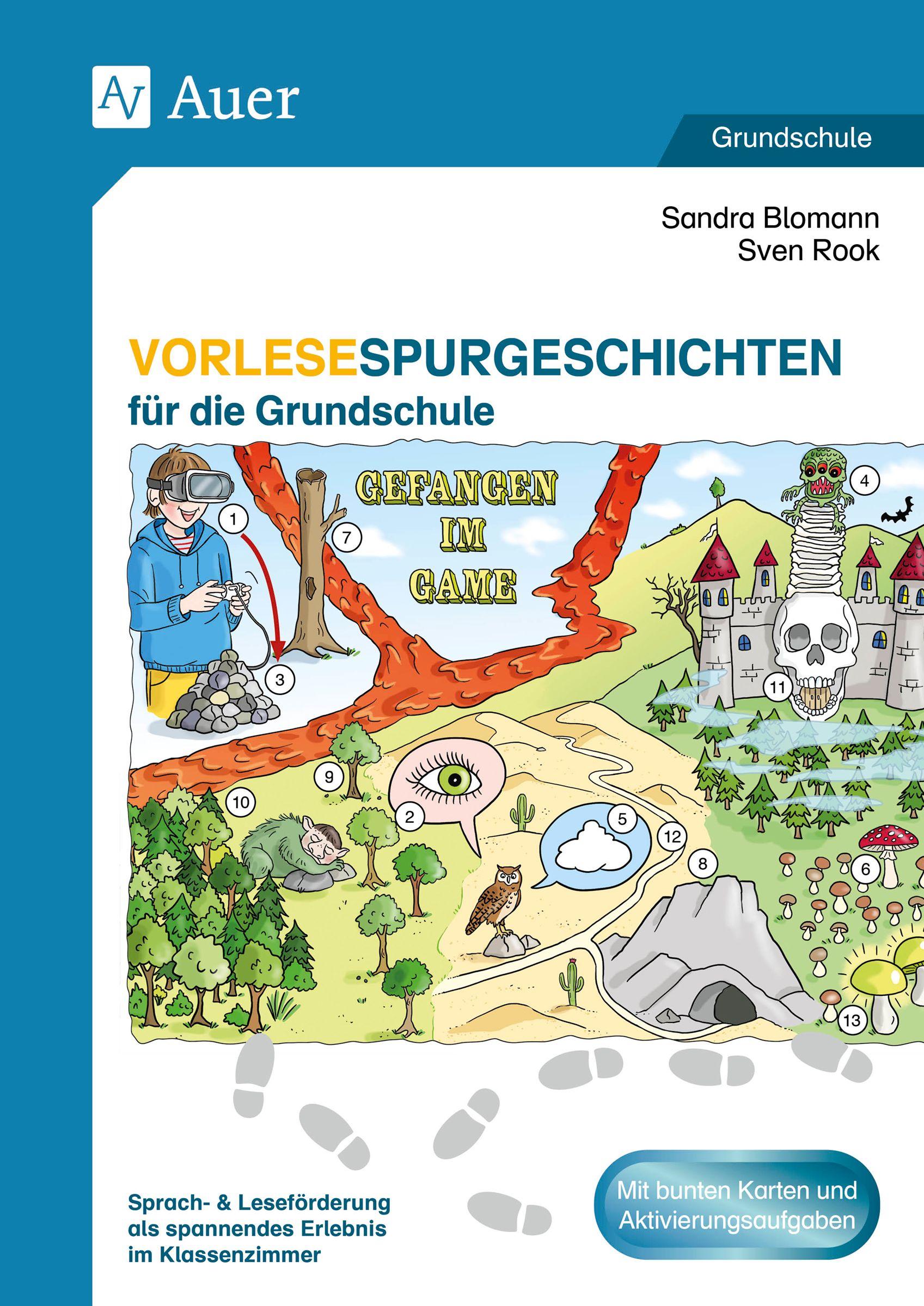 Vorderes Coverbild Vorlesespurgeschichten für die Grundschule