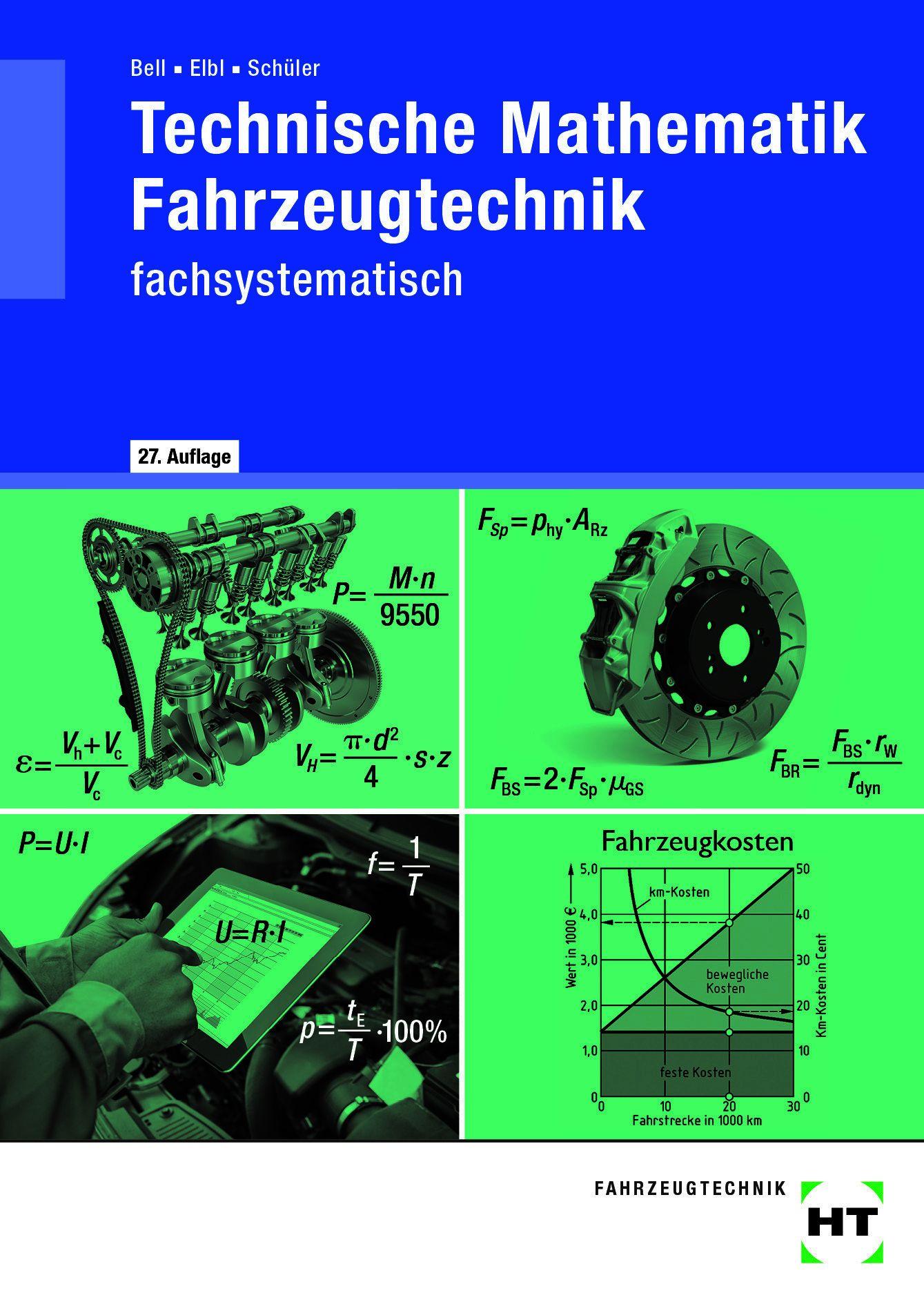 Vorderes Coverbild Technische Mathematik Fahrzeugtechnik