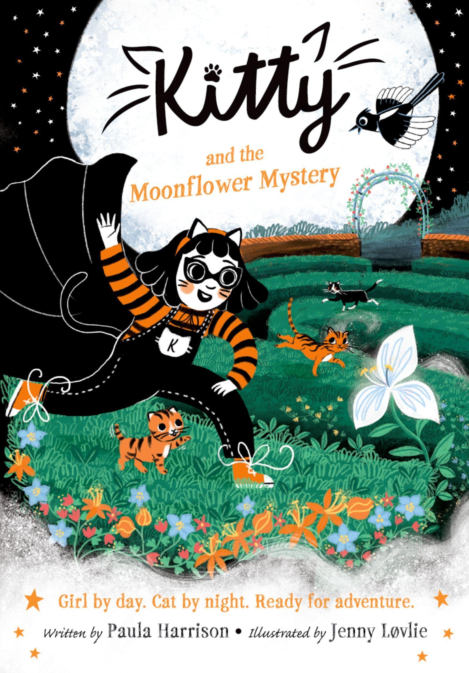 Vorderes Coverbild Kitty and the Moonflower Mystery: The purrrfect series for newly confident readers, from bestselling author Paula Harrison and Waterstones Children's Book Prize winner Jenny Løvlie!