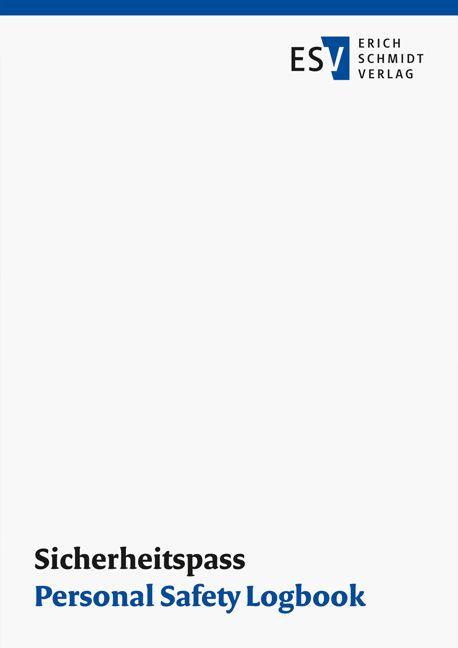 Vorderes Coverbild Sicherheitspass