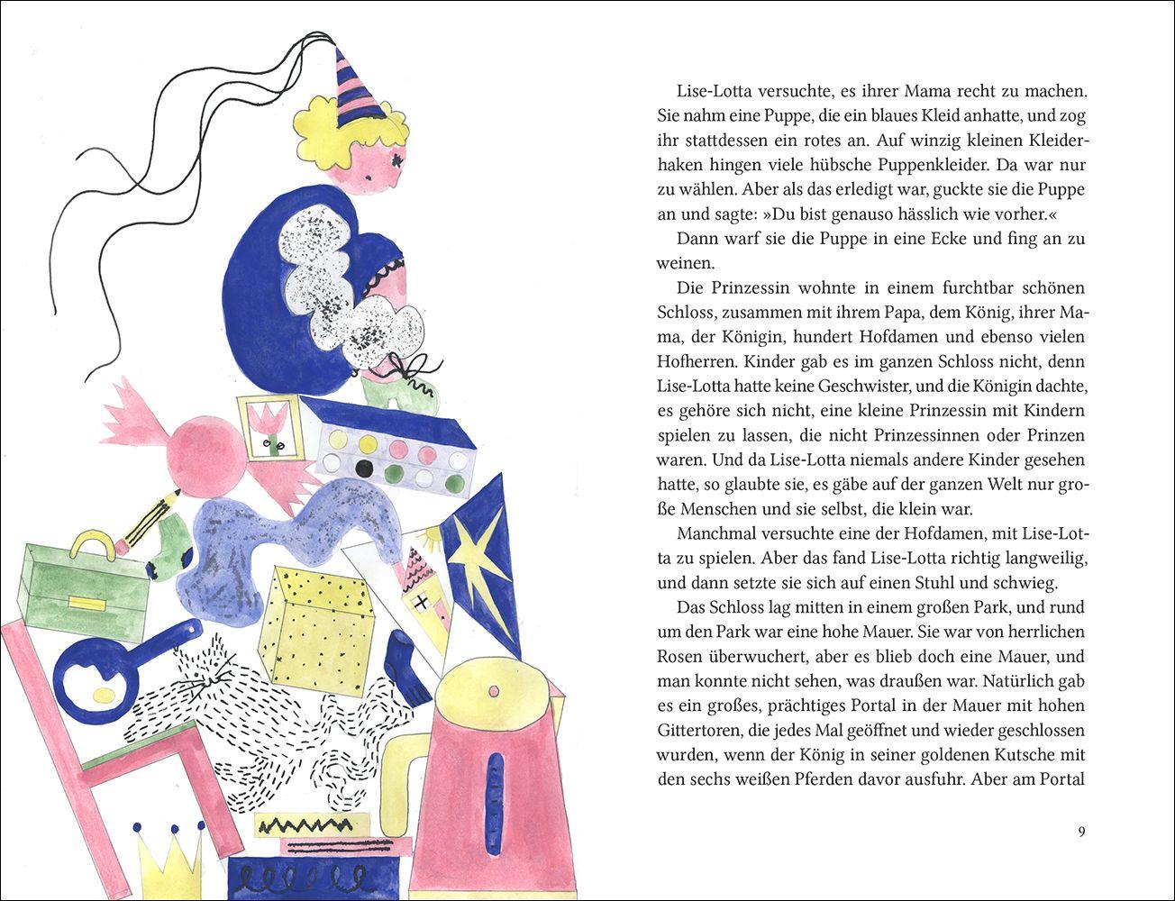 Beispielinhalt (Bild) Die Prinzessin, die nicht spielen wollte