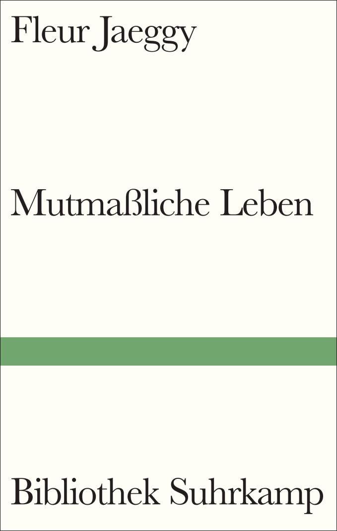 Vorderes Coverbild Mutmaßliche Leben