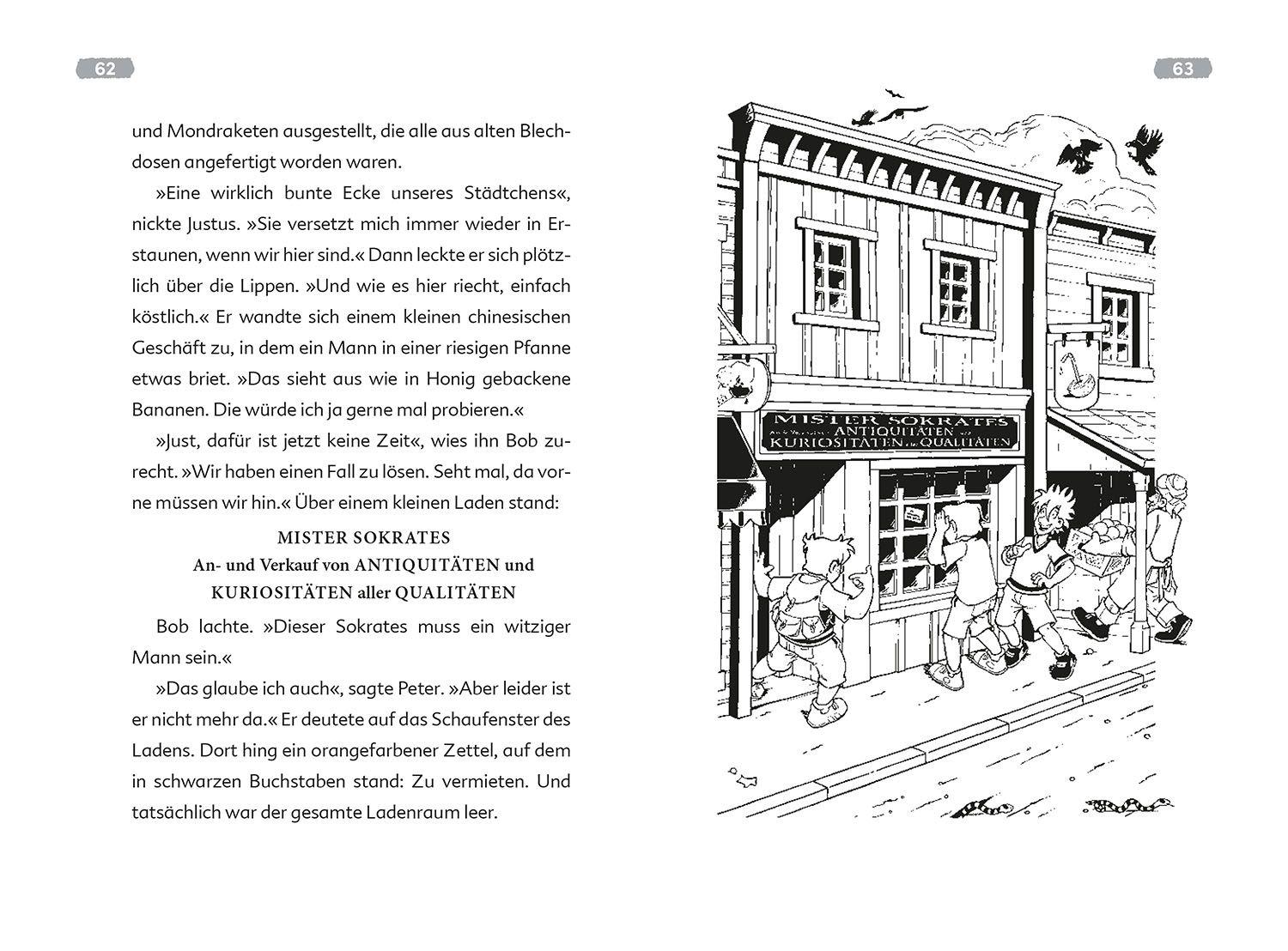 Beispielinhalt (Bild) Die drei ??? Kids Dein Fall, Die geheimen Inseln