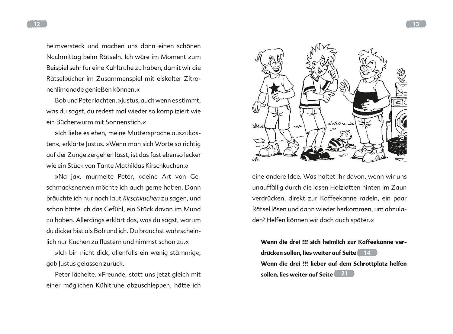 Beispielinhalt (Bild) Die drei ??? Kids Dein Fall, Die geheimen Inseln