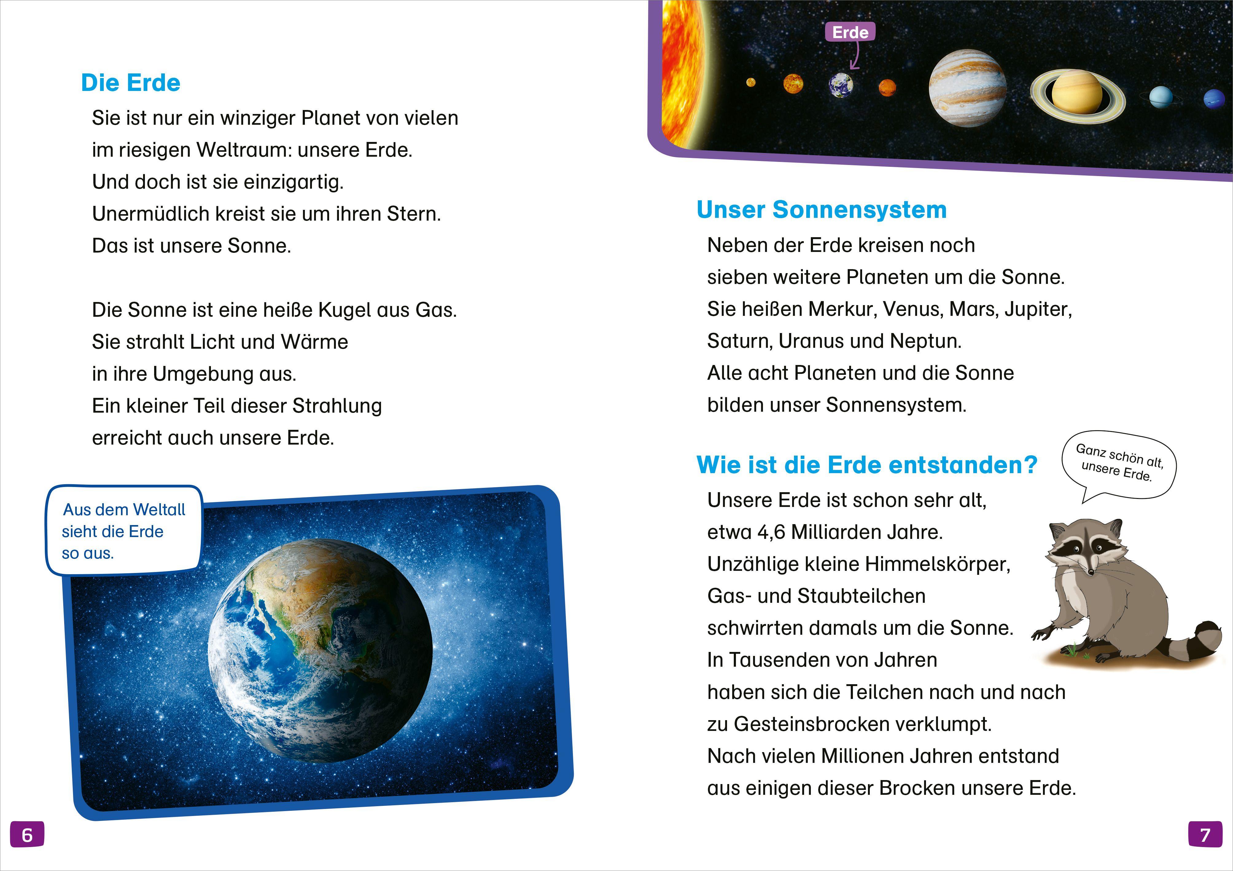 Beispielinhalt (Bild) WAS IST WAS Erstes Lesen. Unsere Erde