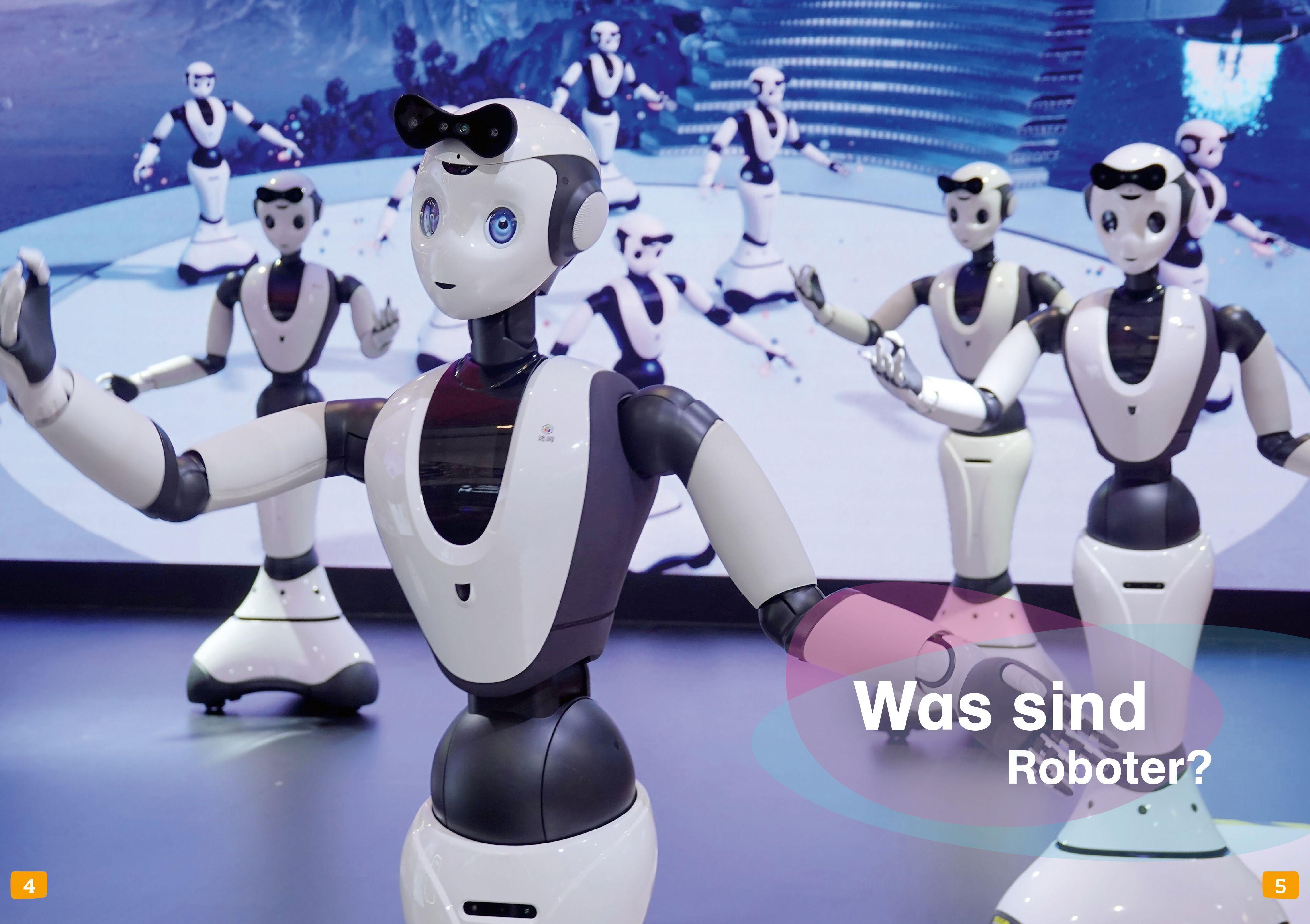 Beispielinhalt (Bild) WAS IST WAS Erstes Lesen. Roboter