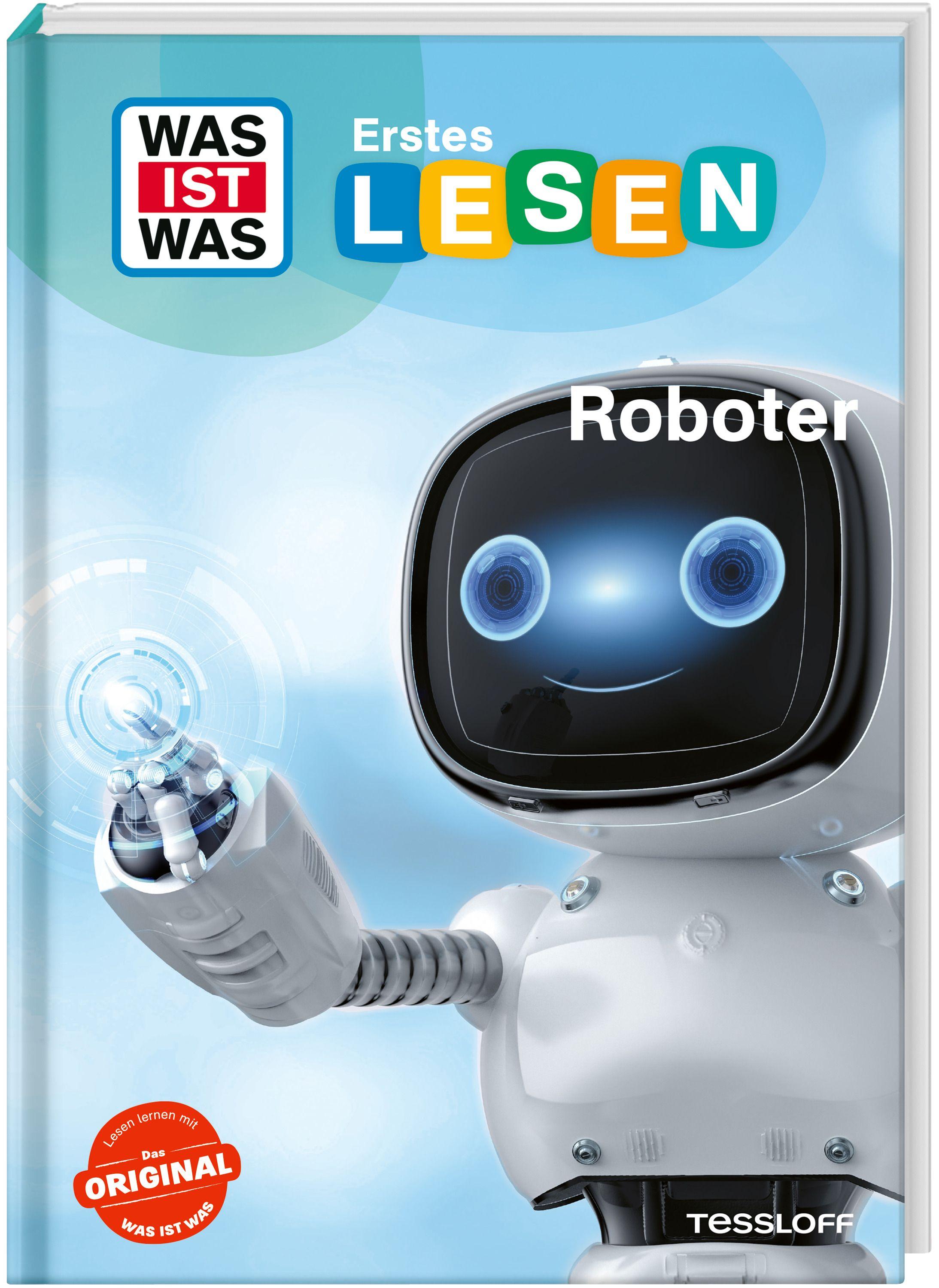 Vorderes Coverbild WAS IST WAS Erstes Lesen. Roboter