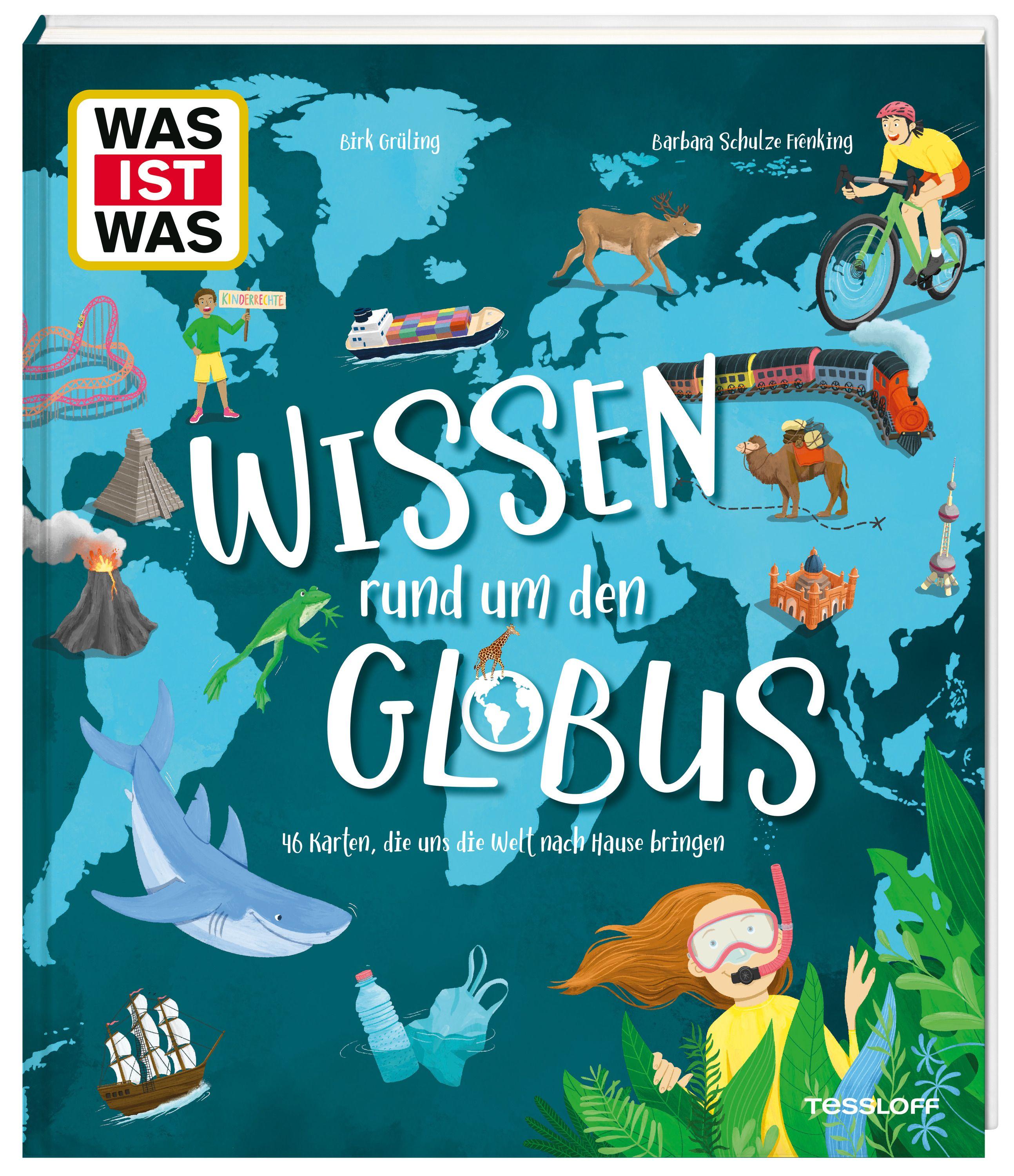 Vorderes Coverbild Wissen rund um den Globus. 46 Karten, die uns die Welt nach Hause bringen