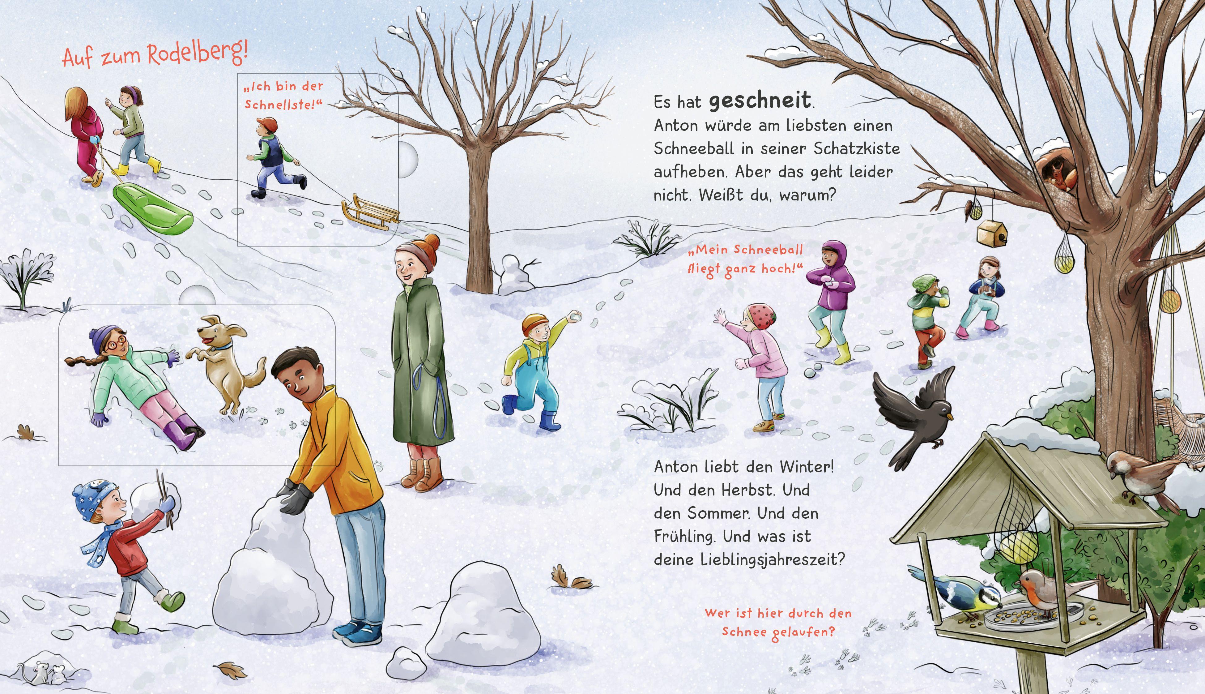 Beispielinhalt (Bild) WAS IST WAS Meine Welt Band 21 Ich mag alle Jahreszeiten!