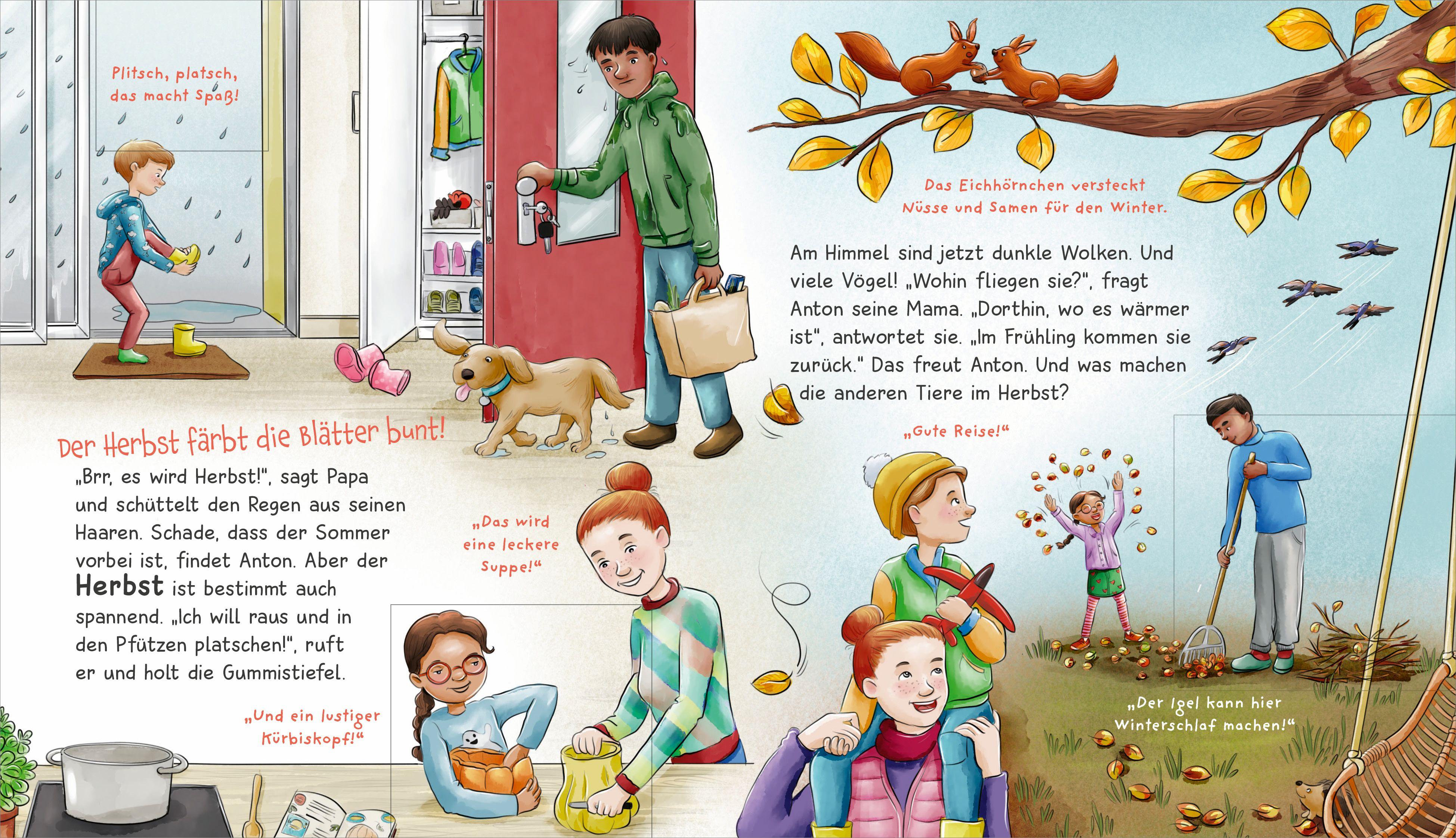 Beispielinhalt (Bild) WAS IST WAS Meine Welt Band 21 Ich mag alle Jahreszeiten!