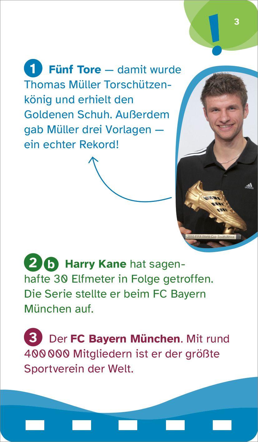 Beispielinhalt (Bild) WAS IST WAS Quiz Fußball-Rekorde