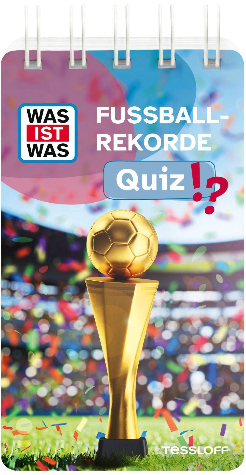 Vorderes Coverbild WAS IST WAS Quiz Fußball-Rekorde