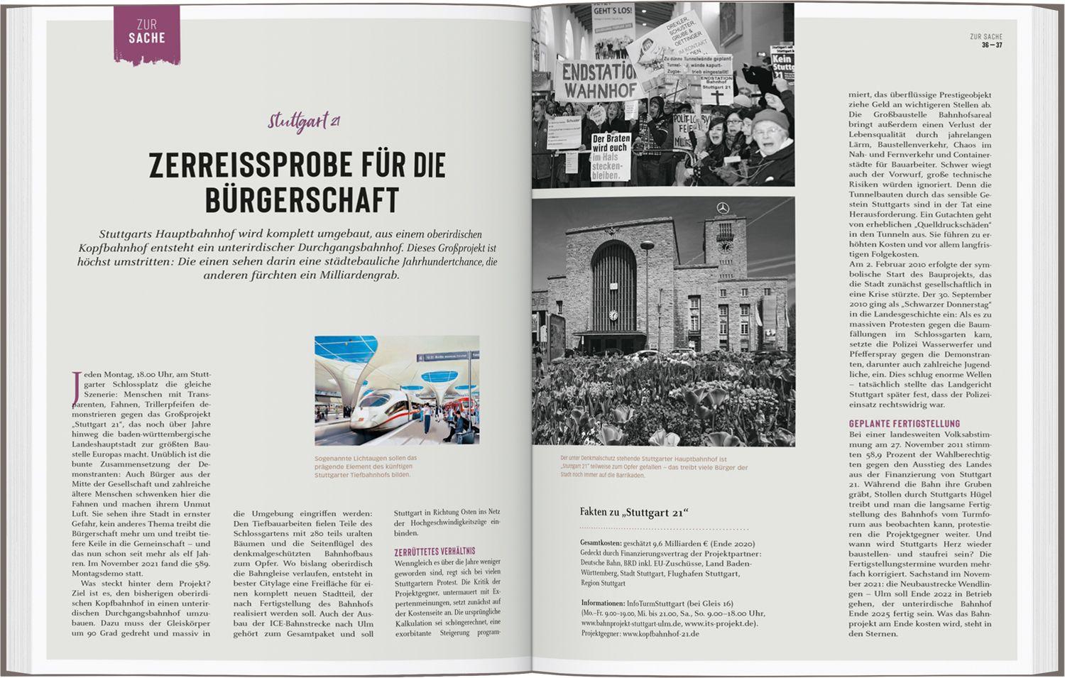 Beispielinhalt (Bild) DuMont Bildatlas Stuttgart