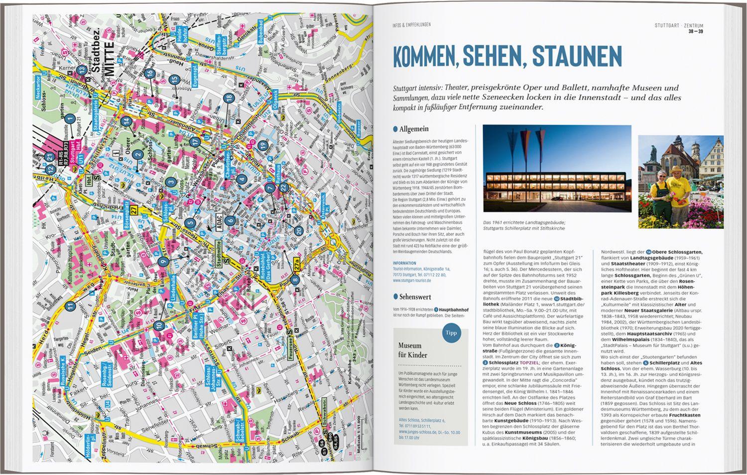 Beispielinhalt (Bild) DuMont Bildatlas Stuttgart