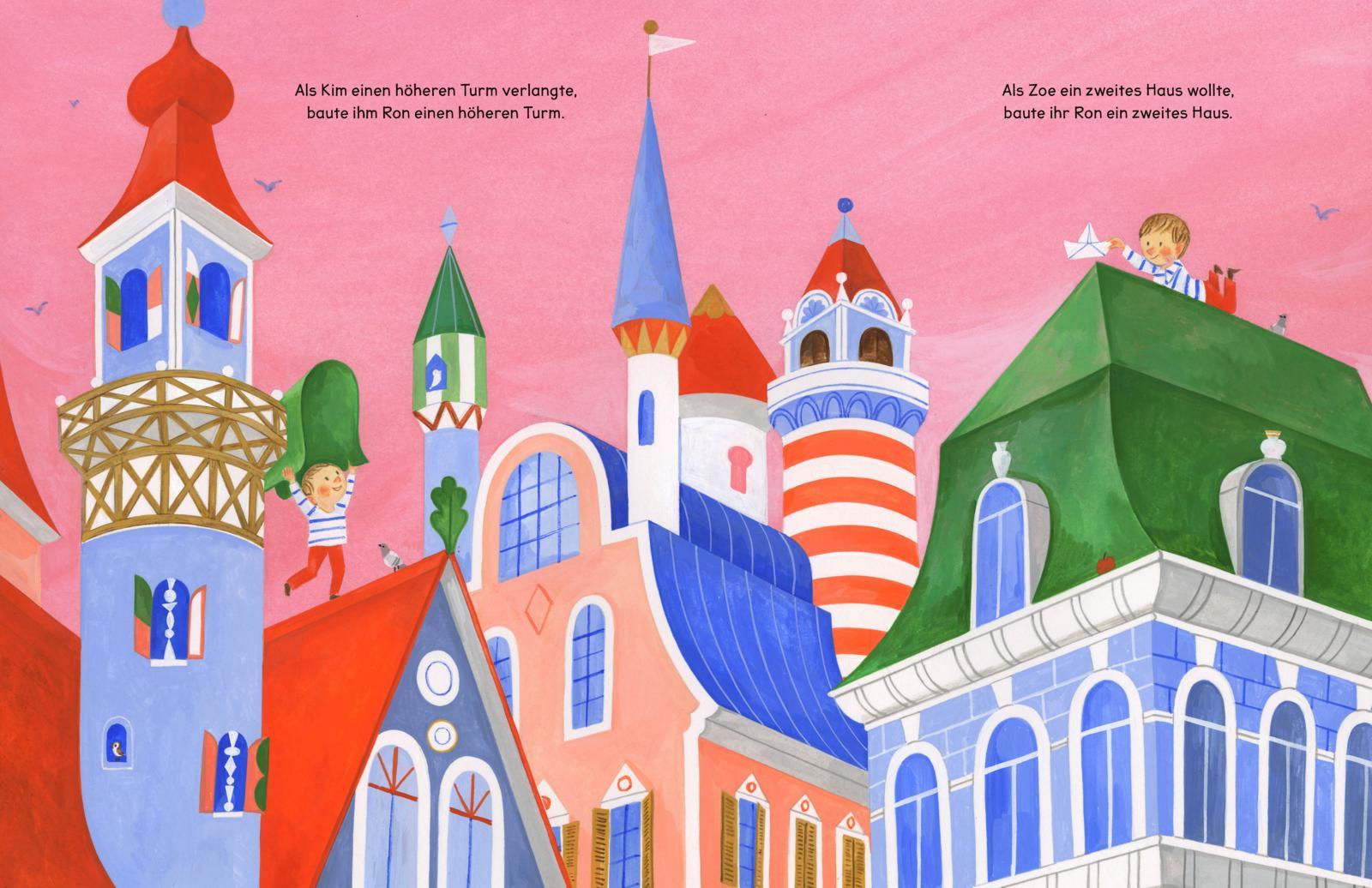 Beispielinhalt (Bild) Ron baut eine Stadt