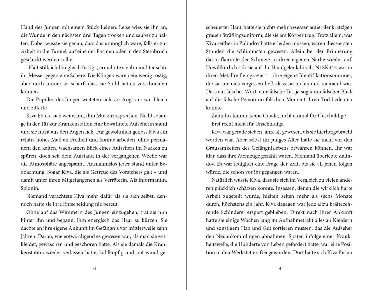 Beispielinhalt (Bild) Prison Healer (Band 1) - Die Schattenheilerin