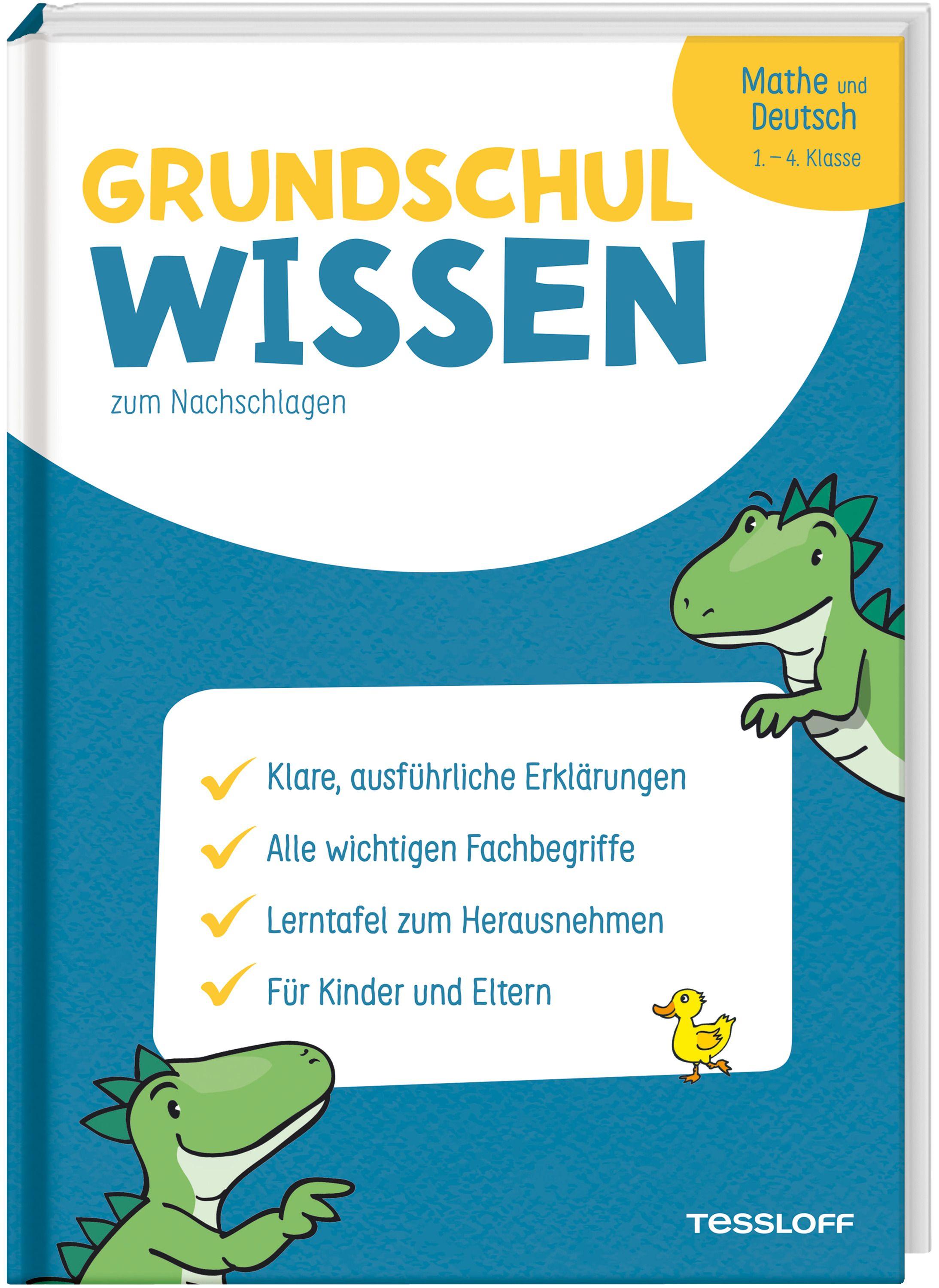 Vorderes Coverbild Grundschulwissen zum Nachschlagen. Mathe und Deutsch 1.-4. Klasse