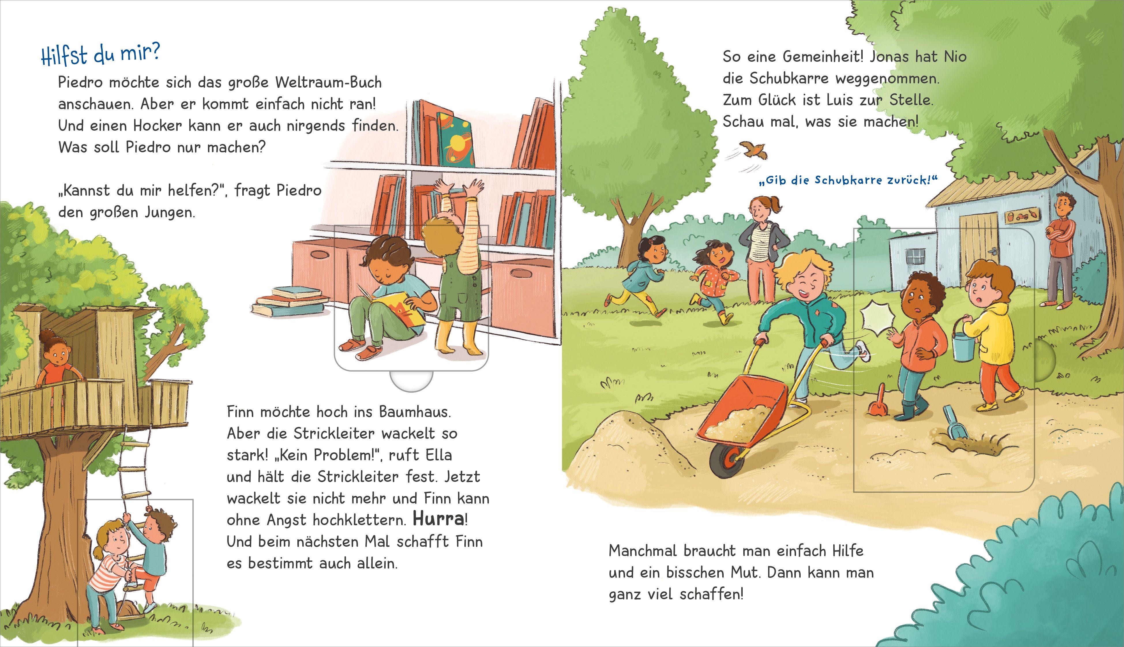 Beispielinhalt (Bild) WAS IST WAS Meine Welt Band 22 Mutig und stark - ich trau mich was!