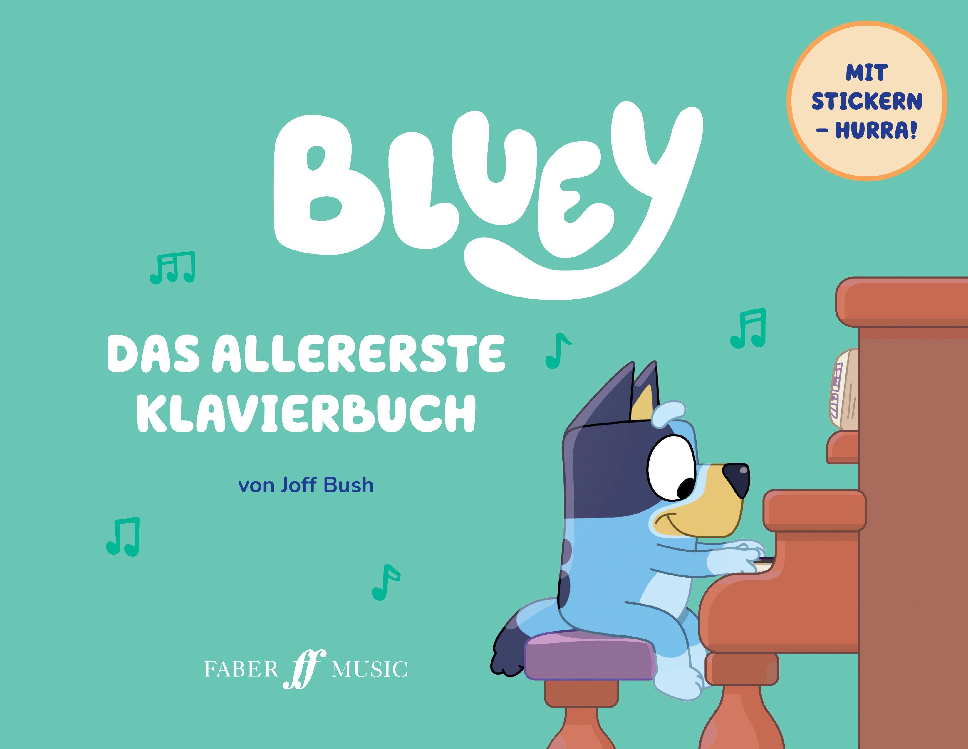 Vorderes Coverbild Bluey: Das allererste Klavierbuch