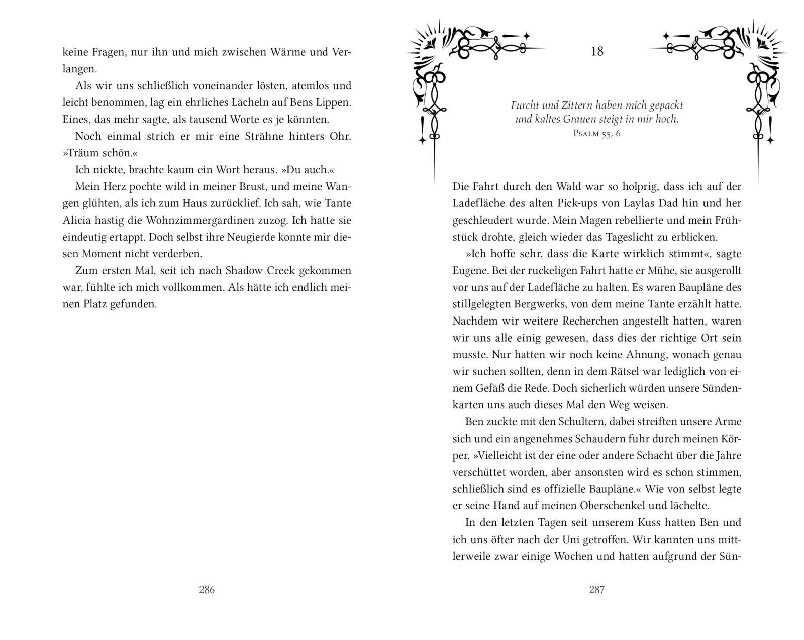 Beispielinhalt (Bild) Cursed by Darkness (Trials of Sin 1)