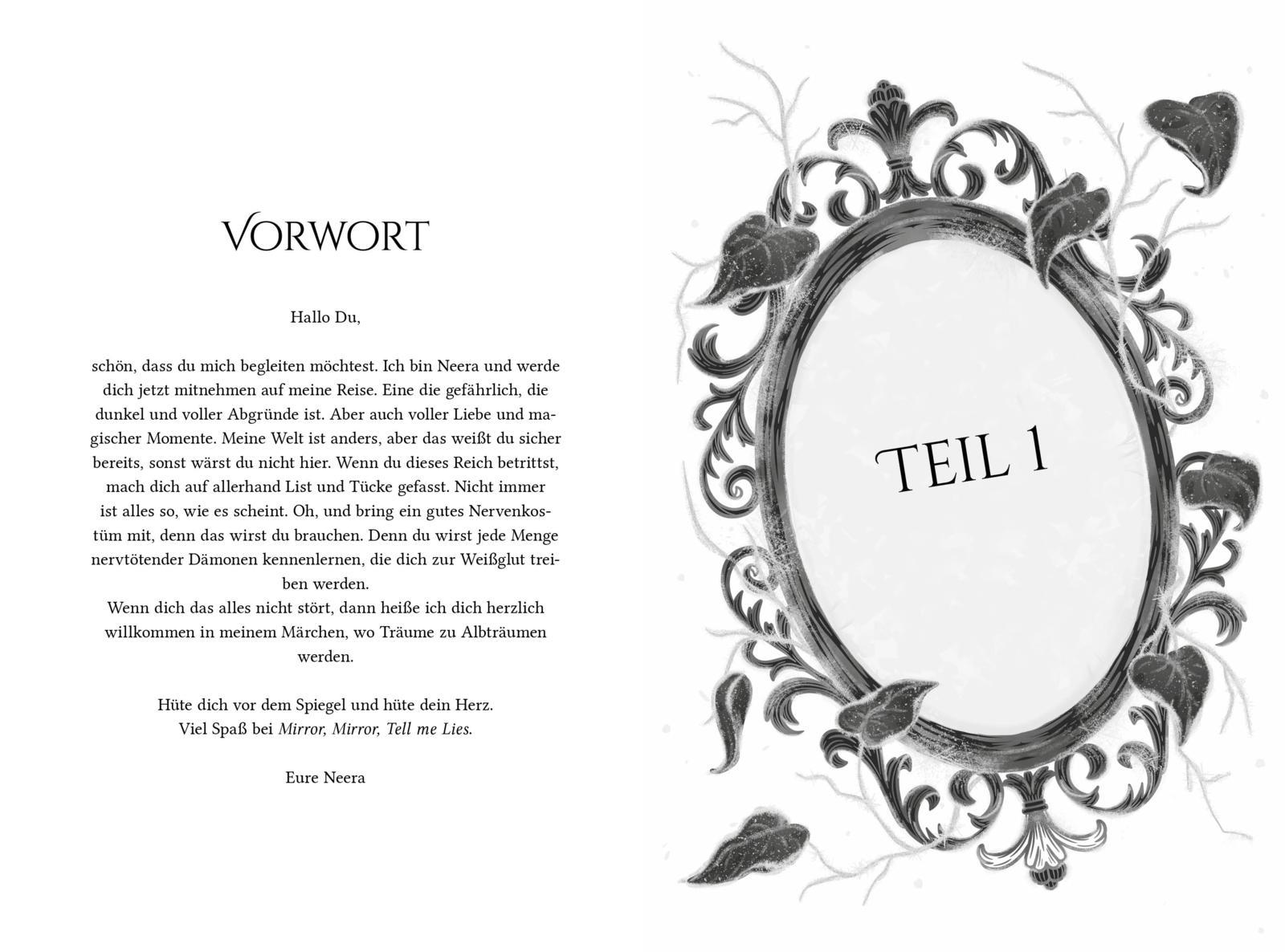 Beispielinhalt (Bild) Mirror, Mirror, Tell me Lies