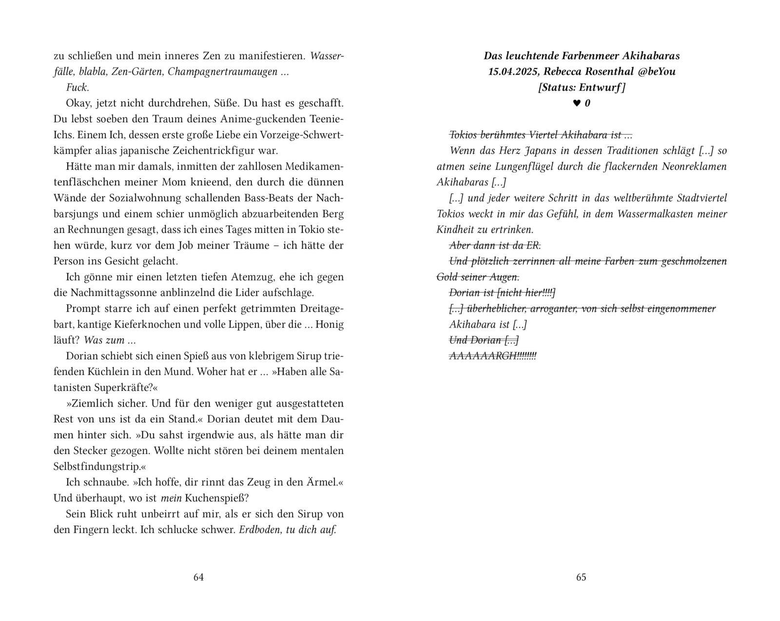 Beispielinhalt (Bild) Rival Hearts