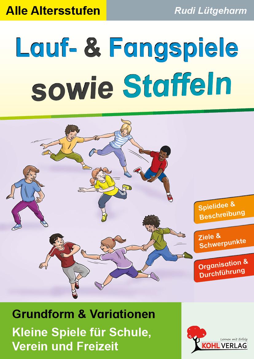 Vorderes Coverbild Lauf- und Fangspiele sowie Staffeln