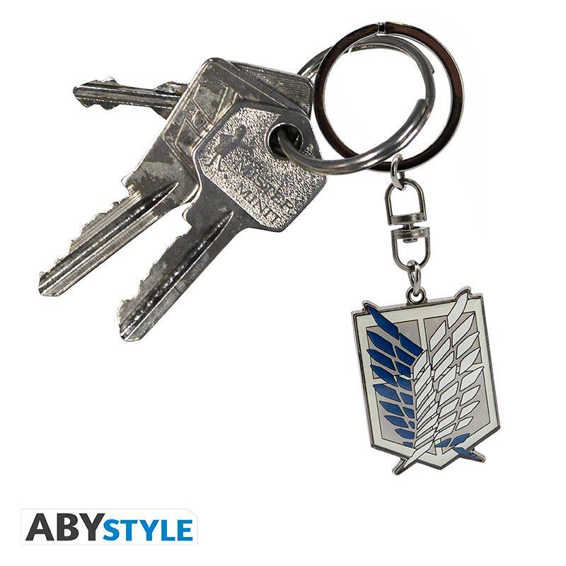 Beispielinhalt (Bild) ATTACK ON TITAN - Keychain "Scouts"