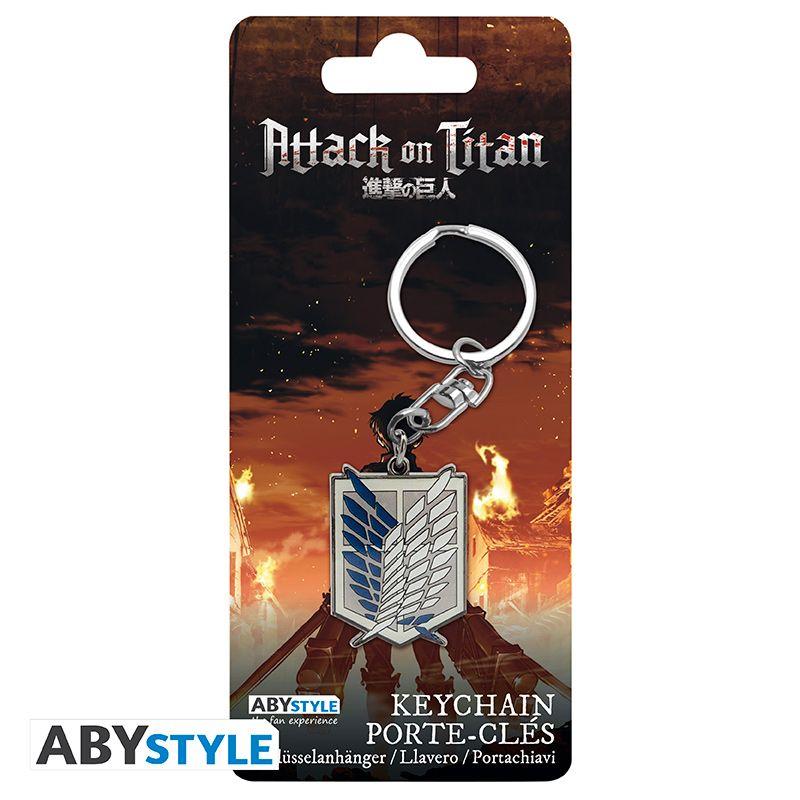Beispielinhalt (Bild) ATTACK ON TITAN - Keychain "Scouts"