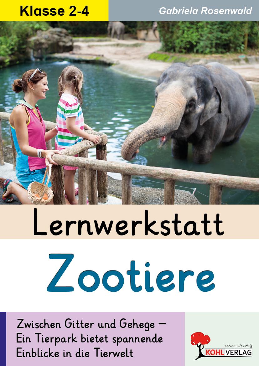 Vorderes Coverbild Lernwerkstatt Zootiere