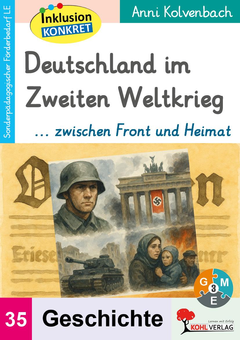 Vorderes Coverbild Deutschland im Zweiten Weltkrieg ... zwischen Front und Heimat