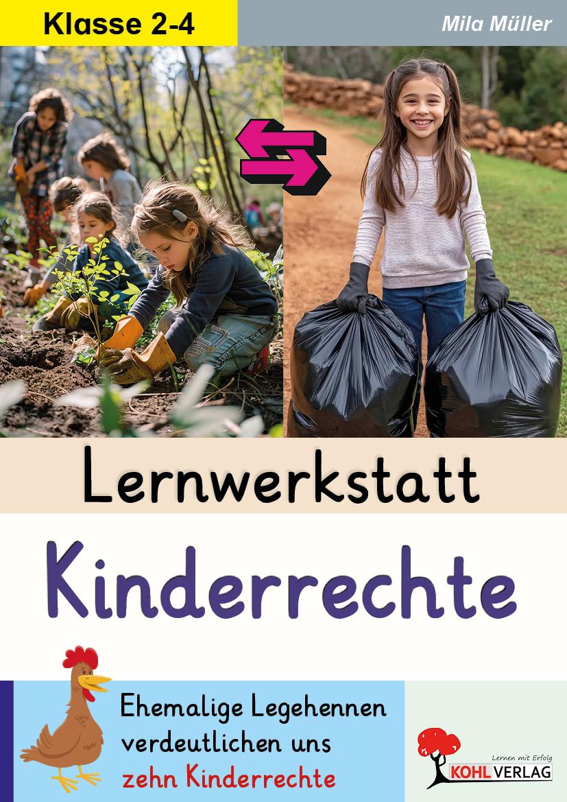 Vorderes Coverbild Lernwerkstatt Kinderrechte