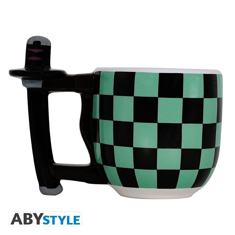 Beispielinhalt (Bild) DEMON SLAYER - Mug 3D - "Tanjiro Sword Handle"