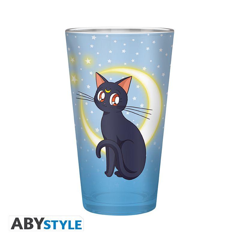 Vorderes Coverbild SAILOR MOON - Large Glass - 400ml - Luna & Artemis