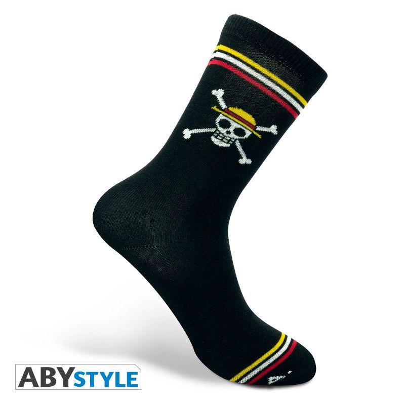Beispielinhalt (Bild) ONE PIECE - Socks - Black - Skull