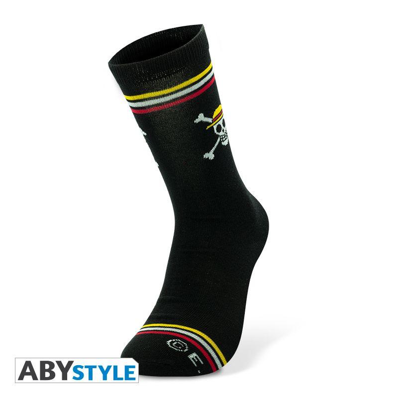 Vorderes Coverbild ONE PIECE - Socks - Black - Skull