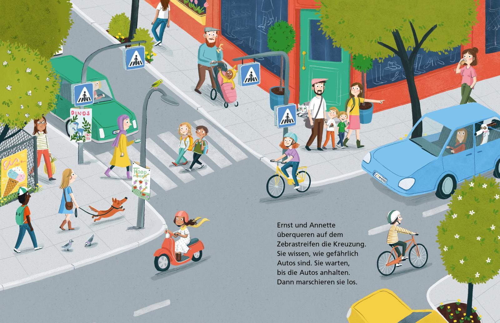 Beispielinhalt (Bild) Der Ernst des Lebens: Den Schulweg gehen wir gemeinsam (Mini)