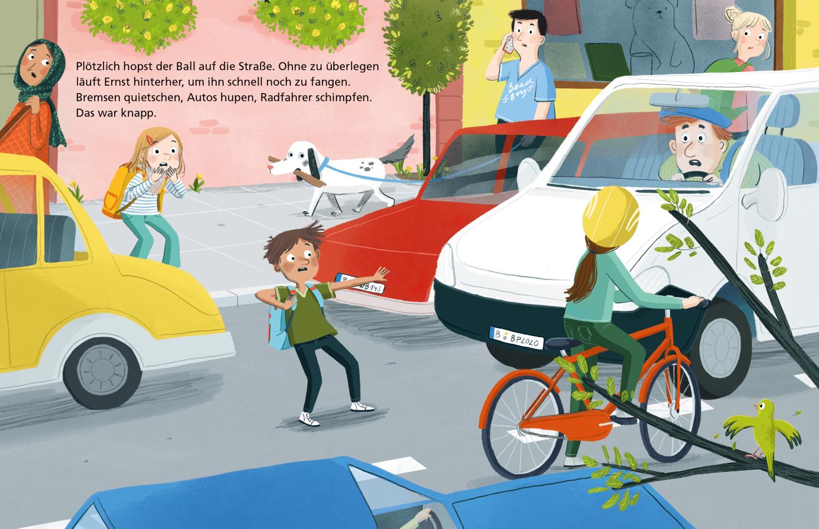 Beispielinhalt (Bild) Der Ernst des Lebens: Den Schulweg gehen wir gemeinsam (Mini)