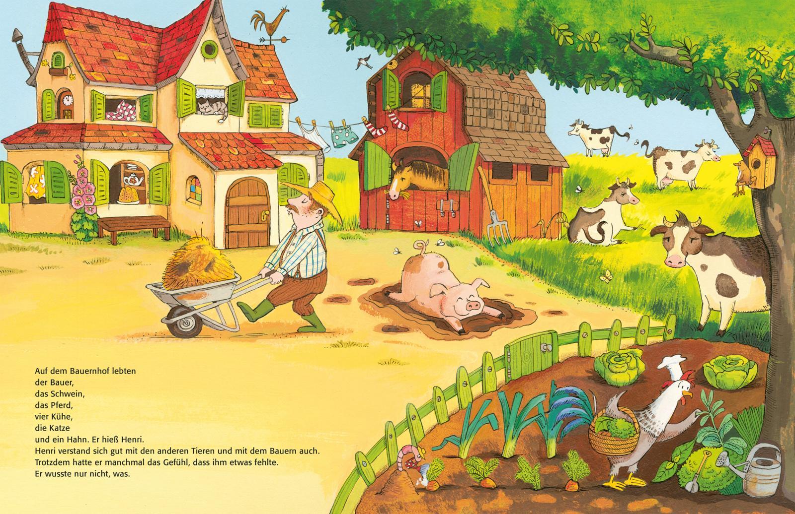 Beispielinhalt (Bild) Henri und Henriette: Die lustigsten Abenteuer von Henri und Henriette