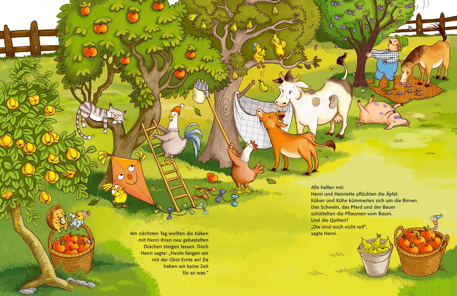 Beispielinhalt (Bild) Henri und Henriette: Die lustigsten Abenteuer von Henri und Henriette