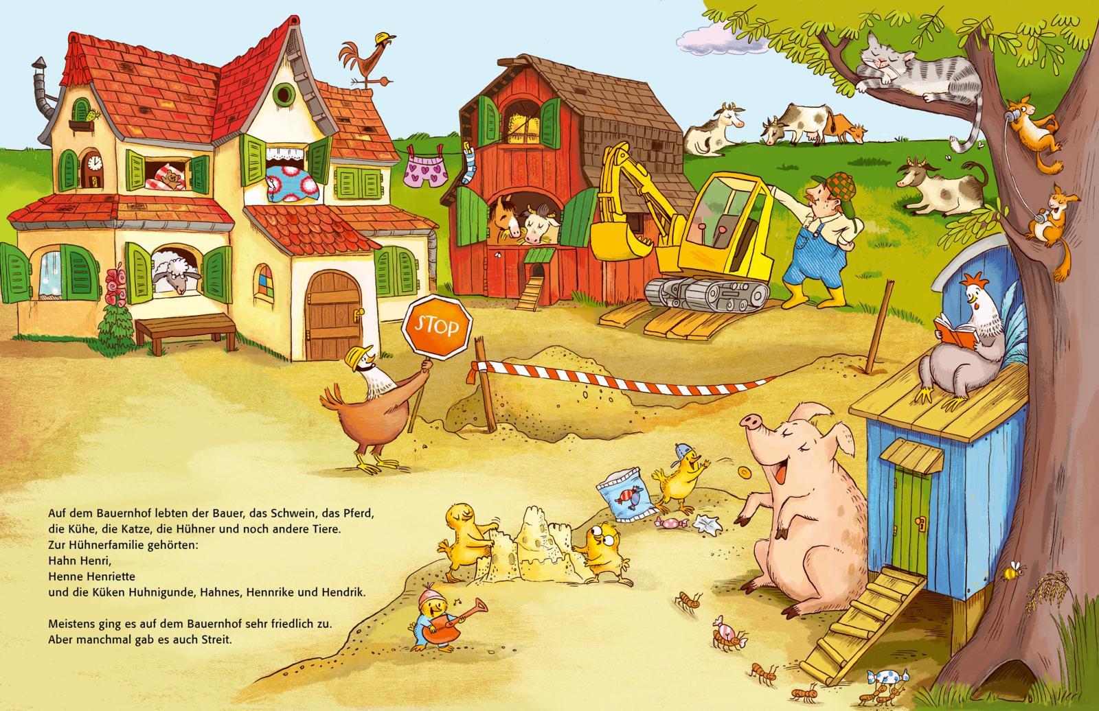 Beispielinhalt (Bild) Henri und Henriette: Die lustigsten Abenteuer von Henri und Henriette