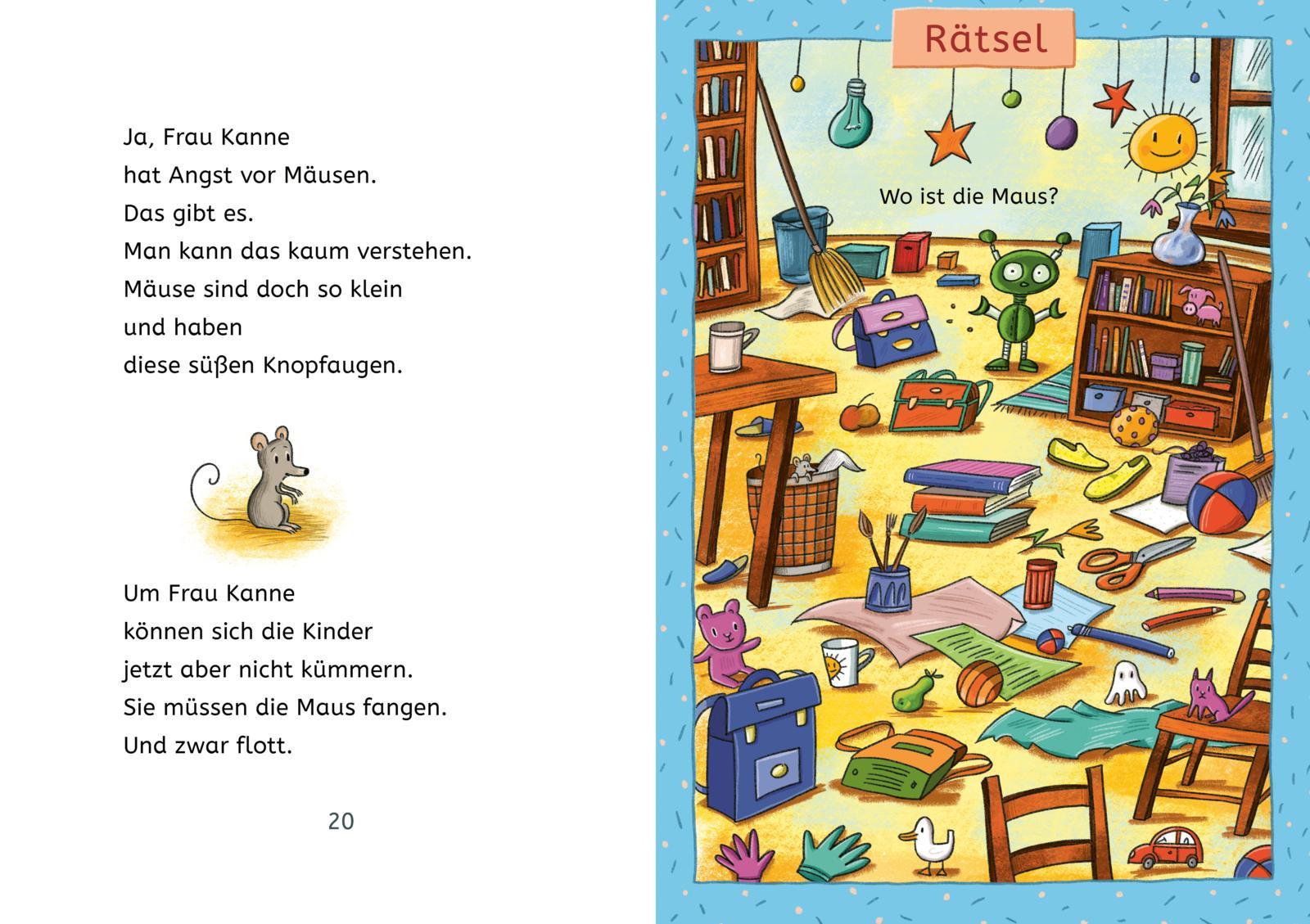 Beispielinhalt (Bild) Kleine Lesehelden: Wir sind erste Klasse!