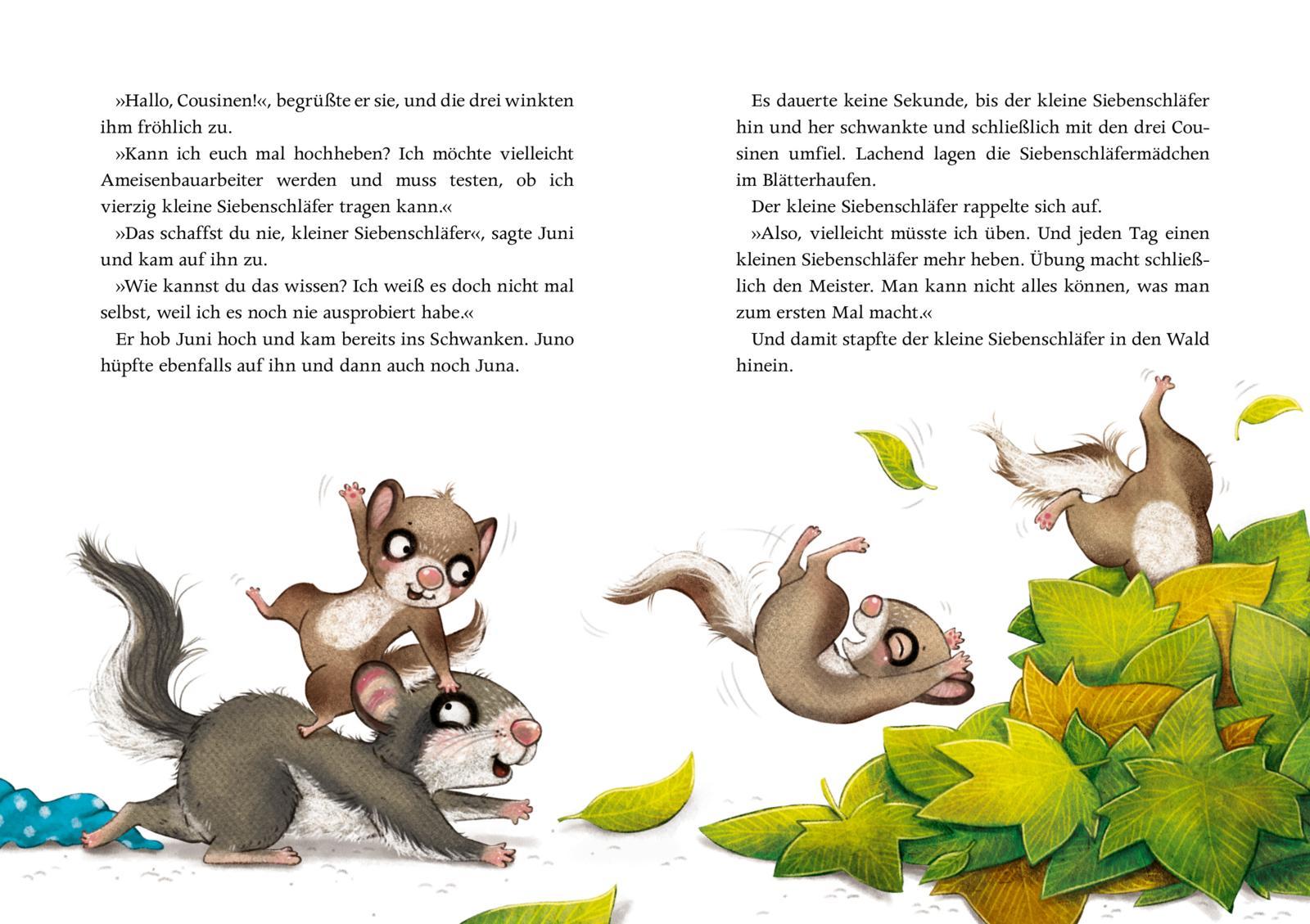 Beispielinhalt (Bild) Der kleine Siebenschläfer: Was ich werden will