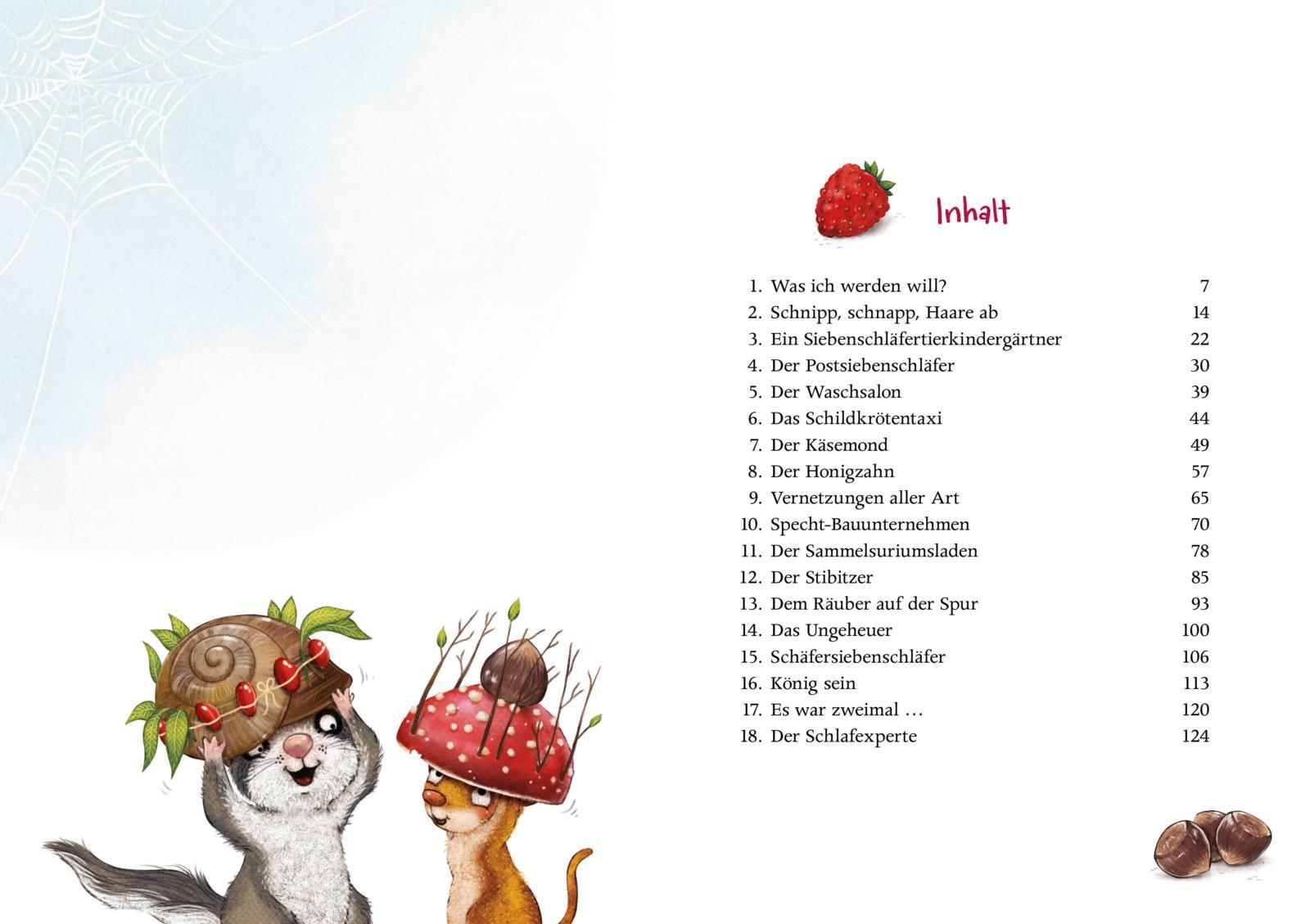 Beispielinhalt (Bild) Der kleine Siebenschläfer: Was ich werden will