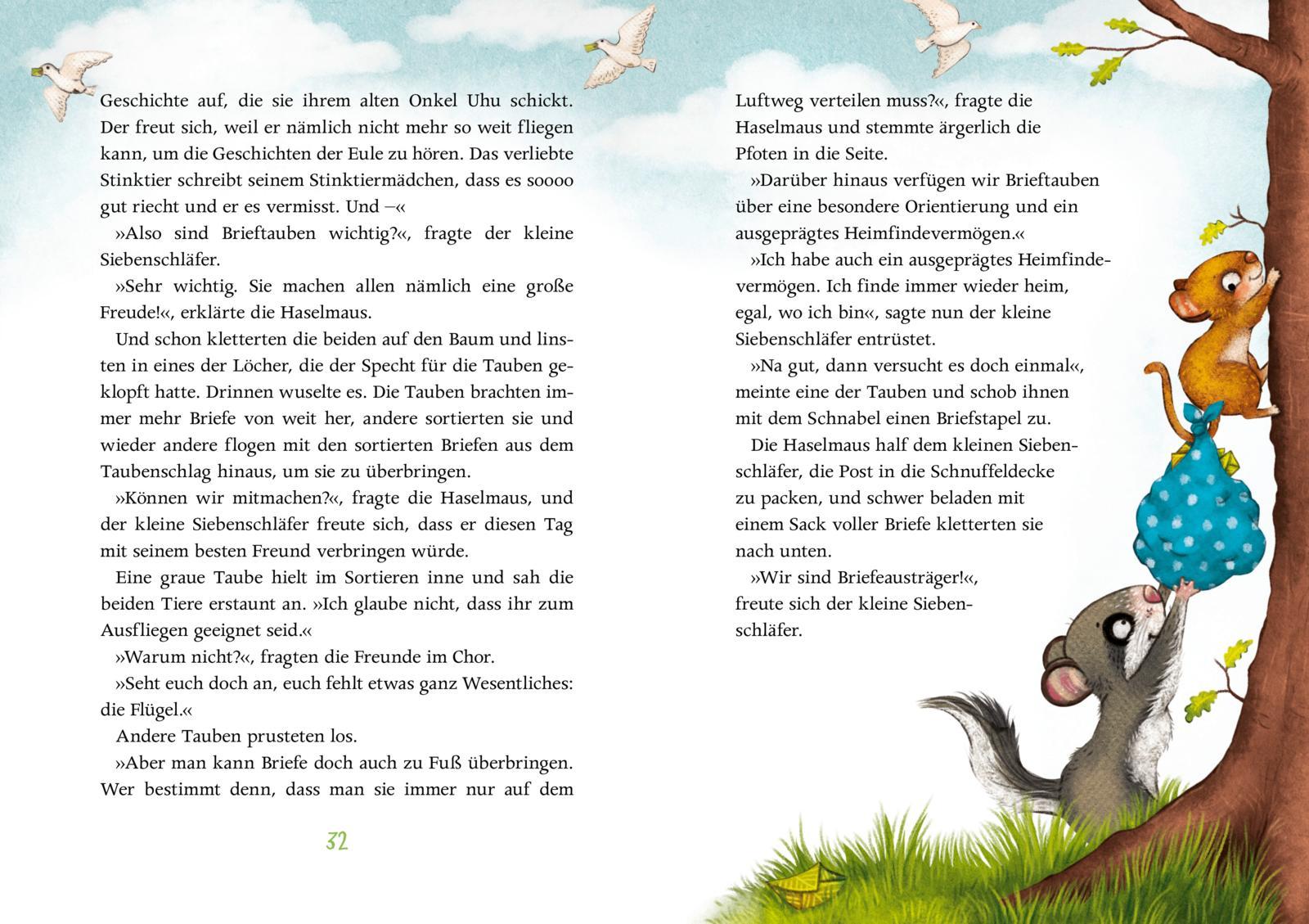 Beispielinhalt (Bild) Der kleine Siebenschläfer: Was ich werden will