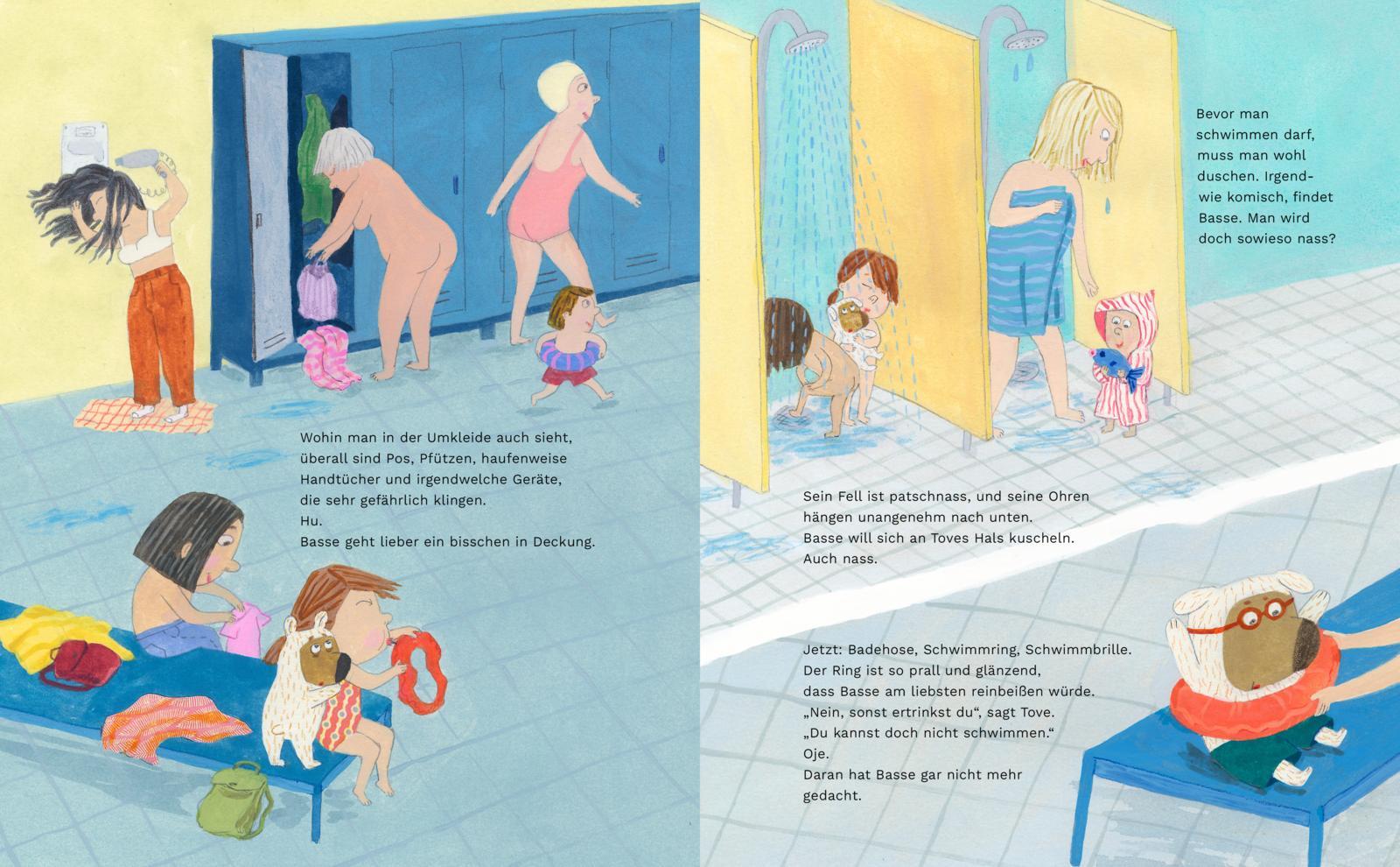 Beispielinhalt (Bild) Teddy geht schwimmen